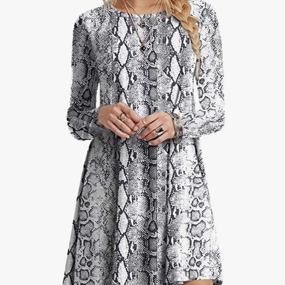 NWT Snake print plus size dress - size 3X